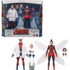 Avengers Set de Figuras Hank Pym (Giant-Man) Y Janet Van Dyne (Wasp) F9109, Marvel Legends