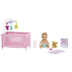 Barbie Skipper Niñera con Bebé Incluye 4 Accesorios