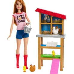 Barbie Careers Granjera Con Animales