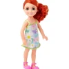 Barbie Club Chelsea Muñeca de playa, Con Vestido de Flores