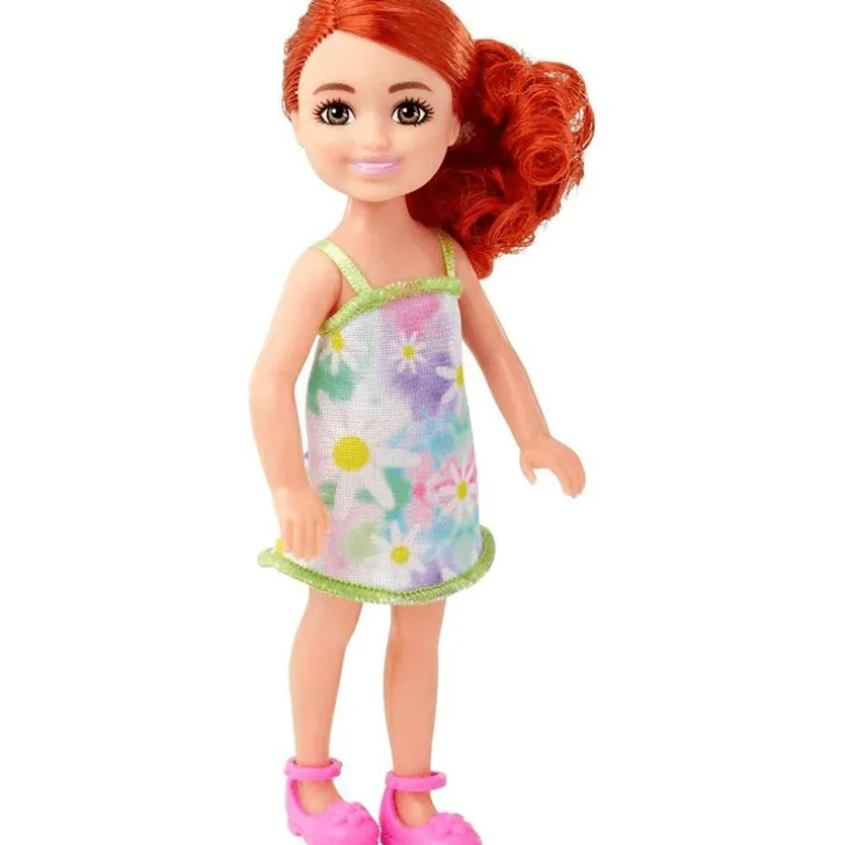 Barbie Club Chelsea Muñeca de playa, Con Vestido de Flores