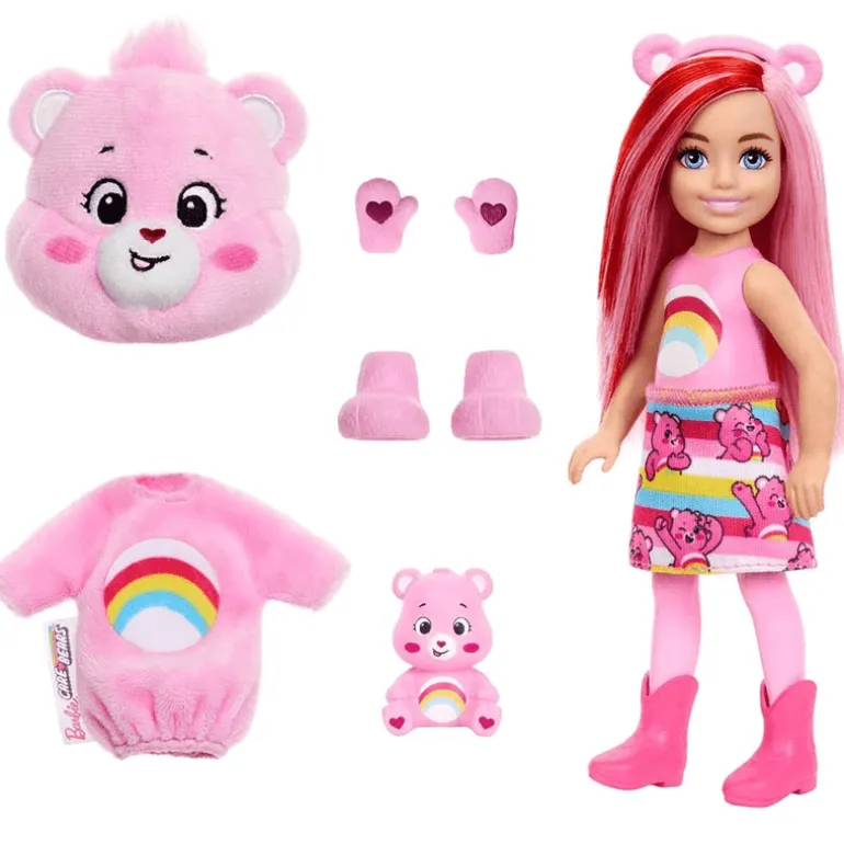 Barbie Cutie Reveal Muñeca Chelsea Ositos Cariñositos JCN97