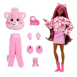 Barbie Cuttie Reveal Disfraz de Ositos Cariñositos Rosa
