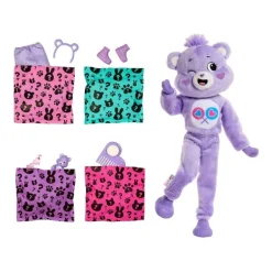 Barbie Cuttie Reveal Disfraz de Ositos Cariñositos Morado