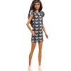 Barbie Diversidad Fashion Doll & Beauty Vestido Patrón de Animalitos