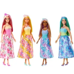 Barbie Doncellas Vestido Amarillo con Mariposas