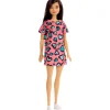 Barbie Fashion Cabello Negro con Vestido con Corazones