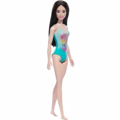 Barbie Fashion Doll & Beauty de Playa con Traje de Baño Azul