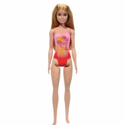 Barbie Fashion Doll & Beauty de Playa con Traje de Baño Rosa