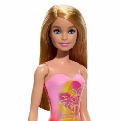 Barbie Fashion Doll & Beauty de Playa con Traje de Baño Rosa
