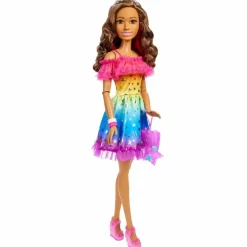 Barbie Fashion Dolls Estatura de 71 cms Vestido Arcoiris