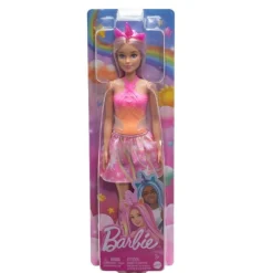 Barbie Fashion Outfit de Unicornio con Falda de Ensueño y Botas Rosas