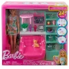 Barbie Fashion y Beauty Set de Tienda de Té con Muñeca y más de 20 Accesorios
