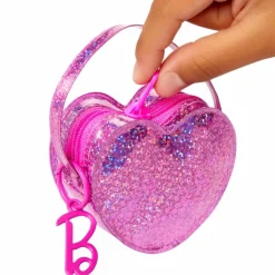 Barbie Fashion y Belleza Accesorios Maleta Morada con Vestido de Gala