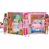 Barbie Glam Set Getaway House con 4 Áreas de Juego: Cocina, Baño, Dormitorio y TV Room