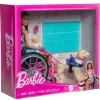 Barbie Inclusión Fashion Doll & Beauty con Silla de Ruedas y Perro Labrador de Servicio