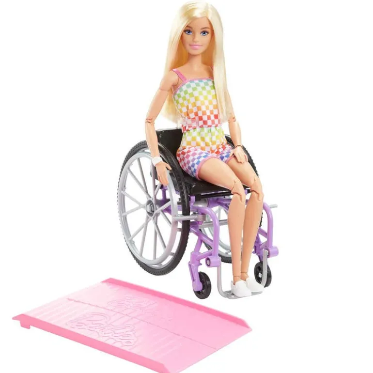 Barbie Inclusión Fashion Doll & Beauty con Silla de Ruedas