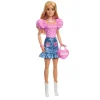 Barbie Large Dolls Muñeca 71cm Falda de Mezclilla Sorpresa HYT84