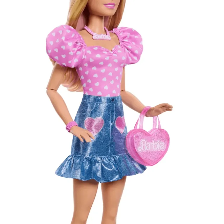 Barbie Large Dolls Muñeca 71cm Falda de Mezclilla Sorpresa HYT84