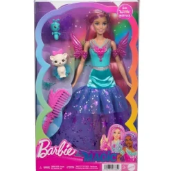 Barbie Malibú con 6 accesorios