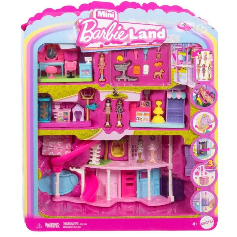Barbie Mini BarbieLand Set de Juego Paquete Mundo Miniatura JGL31