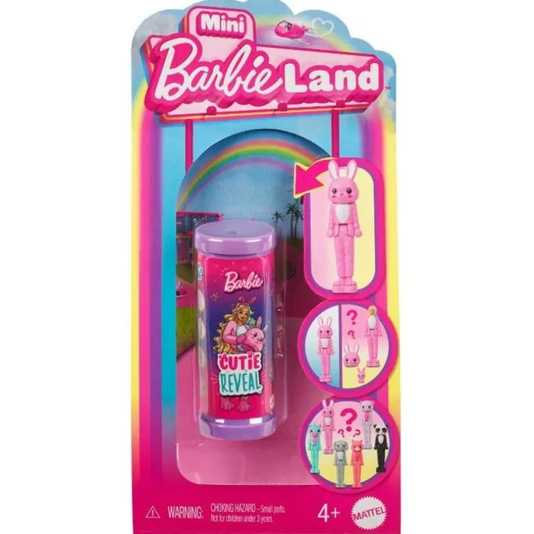Barbie Mini Muñeca Cuttie Reveal Disfraz de Animalitos