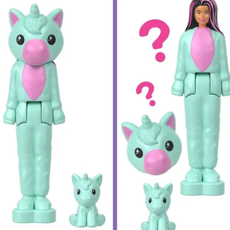 Barbie Mini Muñeca Cuttie Reveal Disfraz de Animalitos