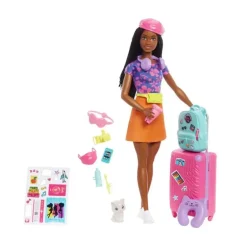 Barbie Muñeca Barbie Brooklyn Set De Viaje HGX55