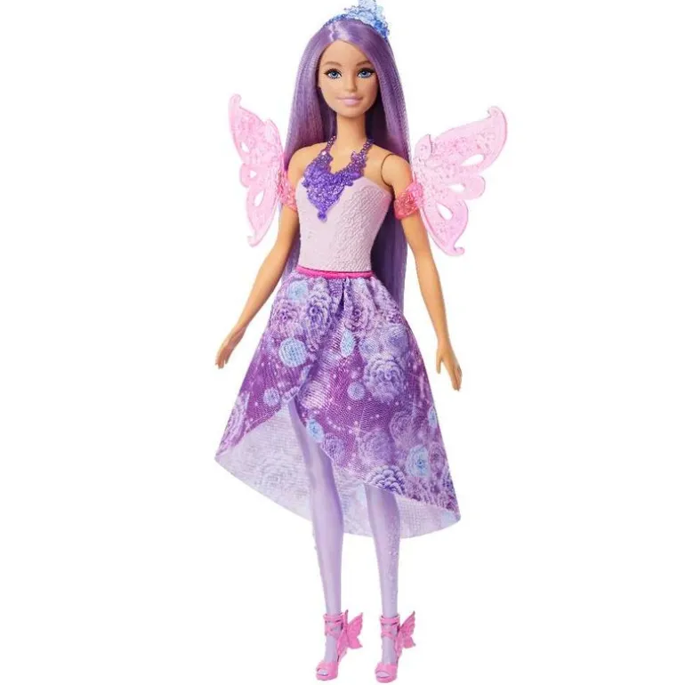 Barbie Muñeca Looks de Hada y Sirena JCP74