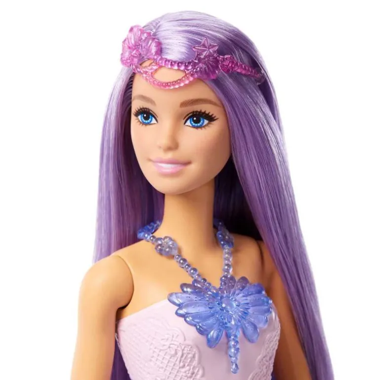 Barbie Muñeca Looks de Hada y Sirena JCP74