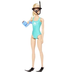 Barbie Profesiones Bióloga Marina con Maleta y Accesorios