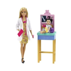 Barbie Profesiones Pediatra con Paciente Bebé