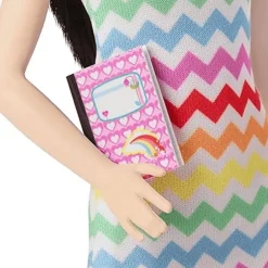 Barbie Profesiones Set Maestra Cabello Negro con Niña JCR71