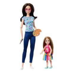 Barbie Profesiones Terapia de Arte Set con Accesorios