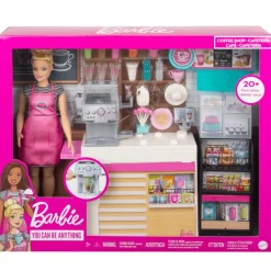 Barbie Set de Cafetería incluye Barbie BarTender