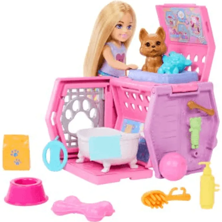 Barbie Set de Juego Chelsea Fiesta de Perritos JDF89
