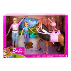 Barbie Set de Juegos con Caballo, Aventuras con Barbie y Chelsea