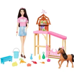 Barbie Set de Juegos Establo de los Caballos