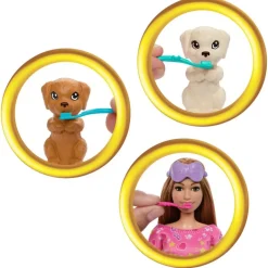 Barbie Set Fiesta de Pijamas con Perritos