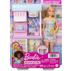 Barbie Set Tienda de Helados con más de 15 accesorios