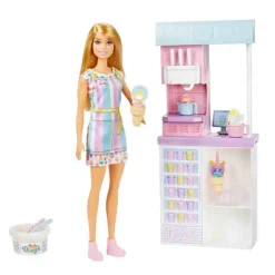 Barbie Set Tienda de Helados con más de 15 accesorios