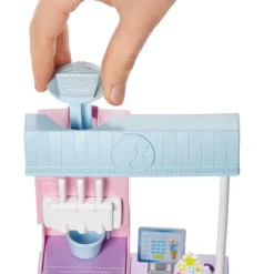 Barbie Set Tienda de Helados con más de 15 accesorios