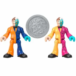 Batman Imaginext 2 Pack Incluye a Batman y Dos Caras que Cambian de Color