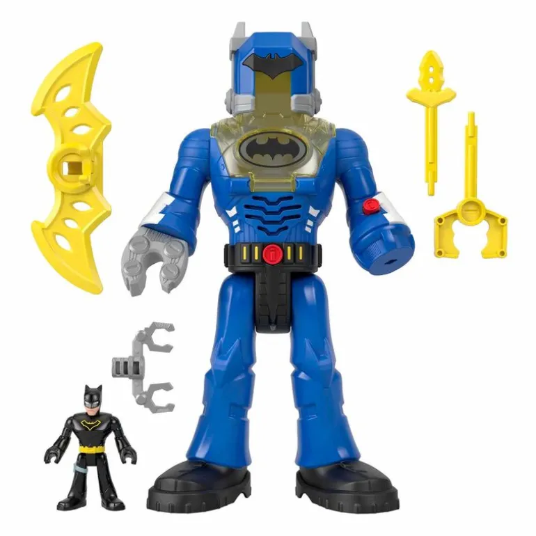 Batman Imaginext Batiarmadura Insider con Lanzadardos y Figura de Batman