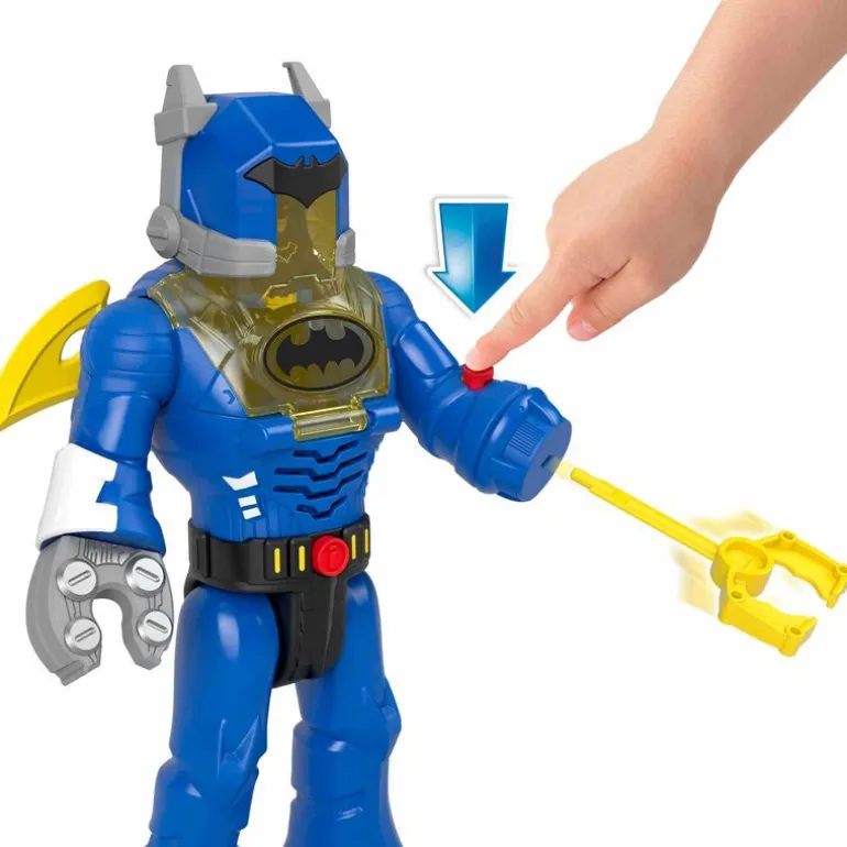 Batman Imaginext Batiarmadura Insider con Lanzadardos y Figura de Batman