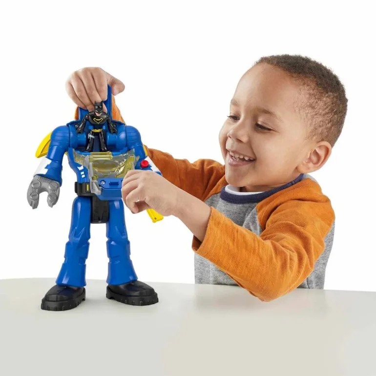 Batman Imaginext Batiarmadura Insider con Lanzadardos y Figura de Batman
