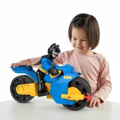 Batman Imaginext Batimoto Lanza Proyectiles y Figura de Batman