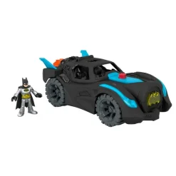 Batman Imaginext Batimovil con Luces y Sonido, Incluye a Silver Batman
