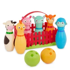 Battat Juego de Boliche Animales Granja BT1802C2Z