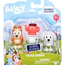 Bluey Mini Muñecos 2 Pack Lila y Bingo